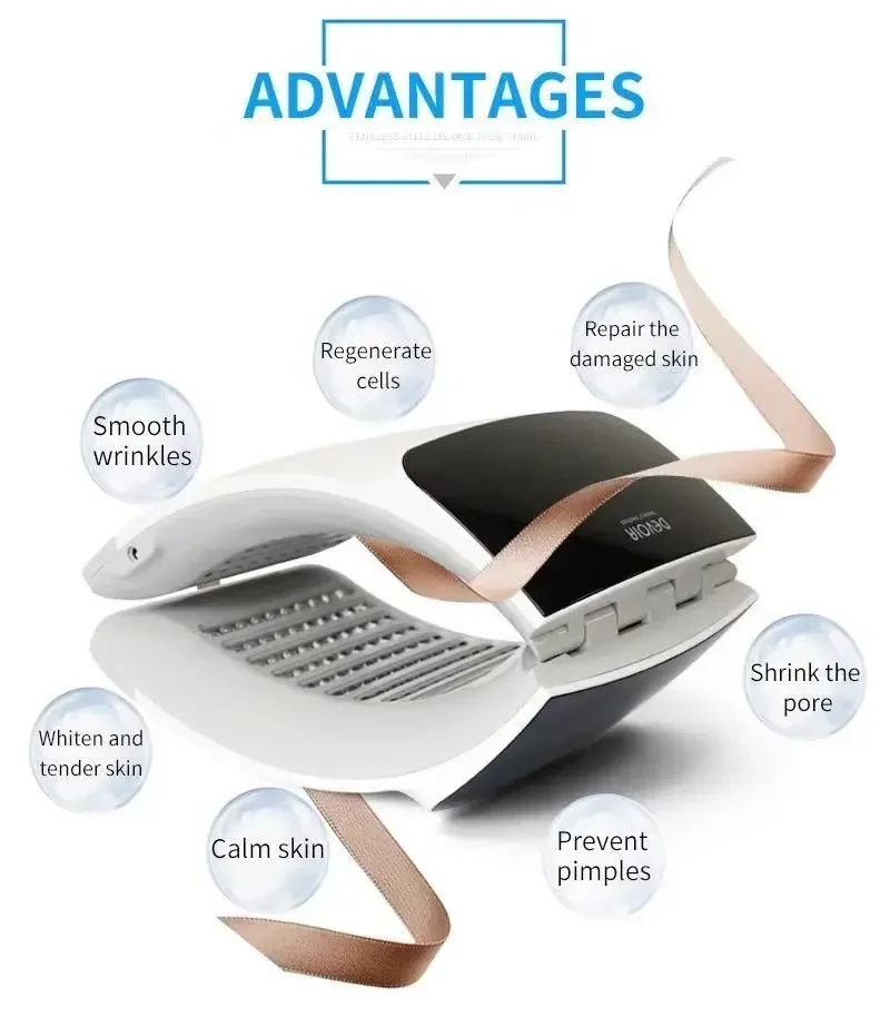 2025/Portable Pdt Led العلاج بالضوء للعناية بالوجه #6