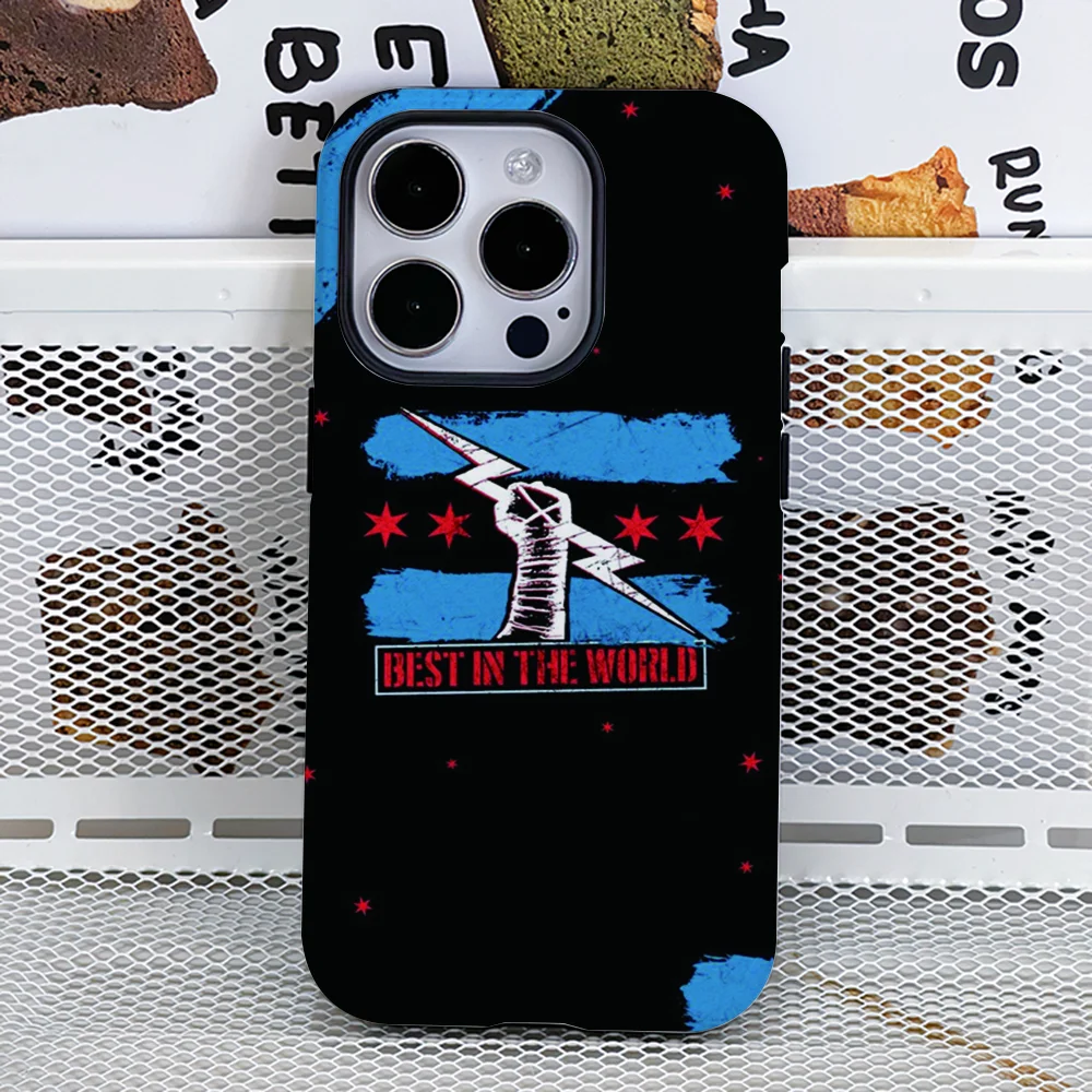 WWE Roman R-Reigns-funda de teléfono, carcasa de película para iPhone 16 15 14 13 12 11 Pro Max Plus