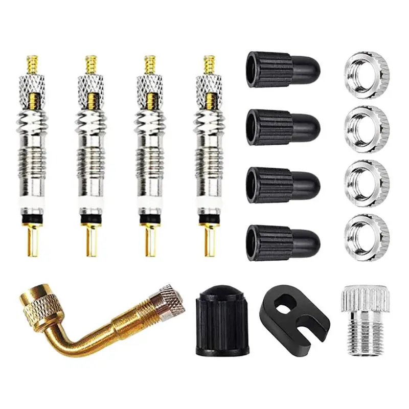 Riding Valve Core Tubeless Tire Core Valve Maintenance Tool Valve Cores Replacement No-Leak Replacement For Cycling Repair