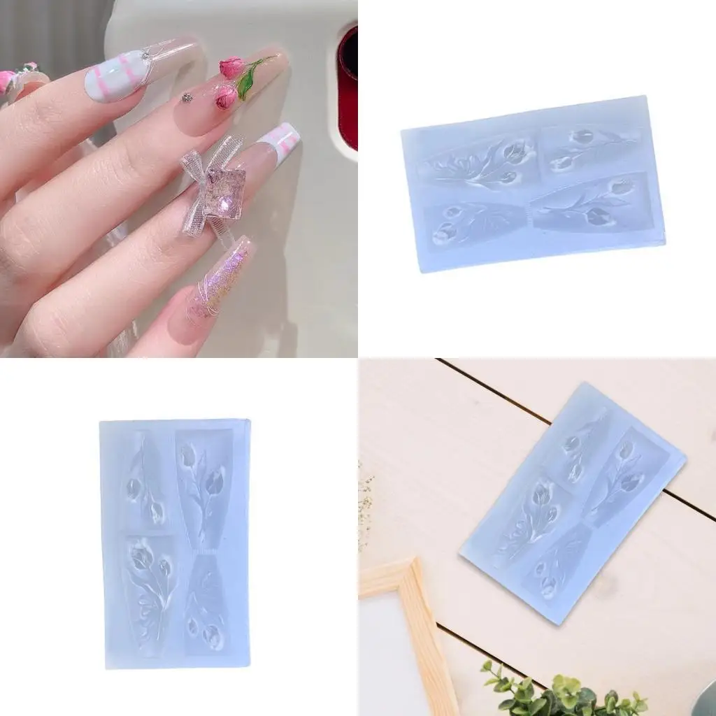 Silicone Art Mold Small Accessories Moulds for Manicure Designs Flexibility