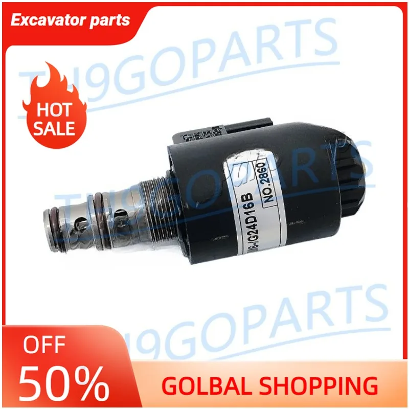 SKM6-/G24D16B 24V KWE6K-22/G24D16B Pomp Magneetventiel Graafmachine Voor Kobelco