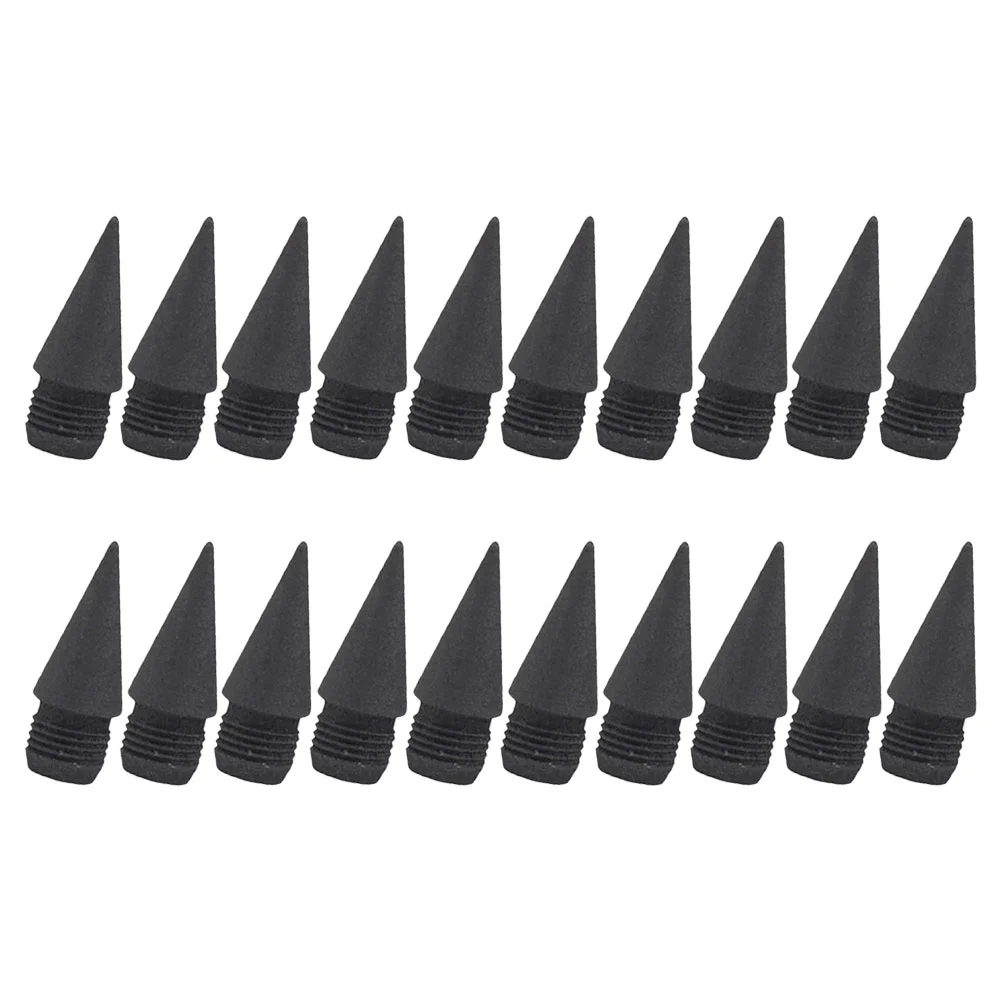 

20 Pcs Replacement Pencil Tip Replaceable Heads Replacements Inkless Tips No-sharpening Everlasting One Body Child