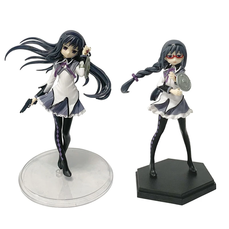 Puella Magi Madoka Magica Akemi Homura ตัวเลขการกระทําอะนิเมะ 17 ซม.รูป Pvc Collection เครื่องประดับเดสก์ท็อปตกแต่งของเล่น