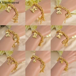 Luxury Stainless Steel Women Bracelet Trendy Trend Brazilian Bracelet Dubai Jewelry Engagement Party Personalized Gift
