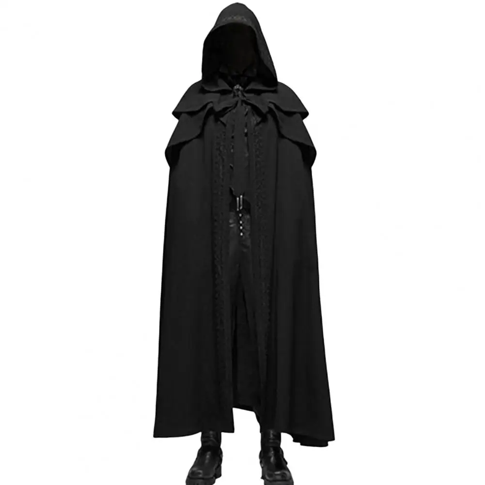 Dance Party Outfit Halloween Cosplay Cloak Steampunk Tail Coat for Men Masquerade Party Witch Costume Retro for Halloween