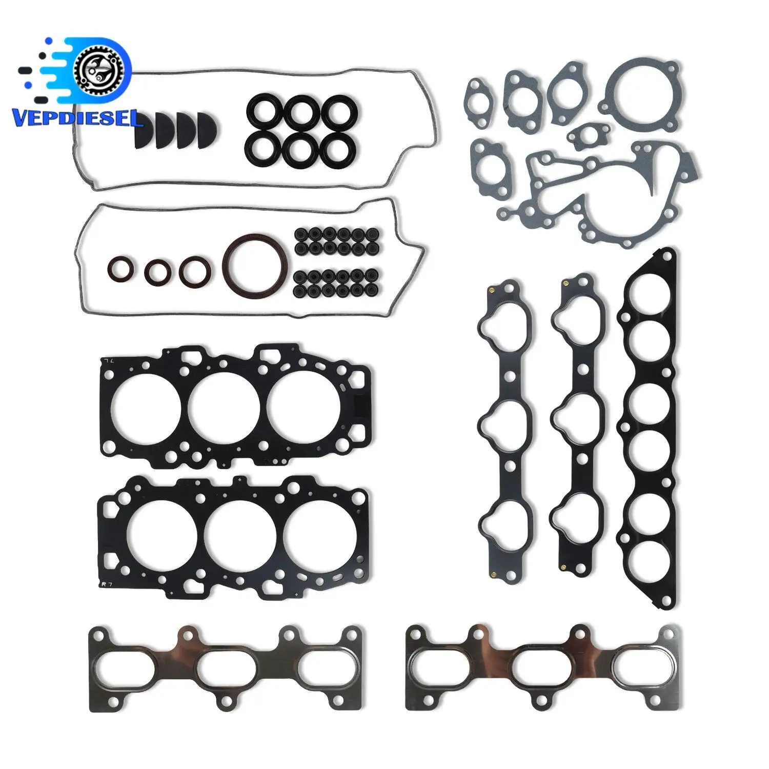 

1set Engine Gasket Set G6EA 20910-3EA00 For 05–13 Hyundai Kia Grandeur/Azera Santa Fe Kia Cadenza K7 Kia Carnival Sedona Optima