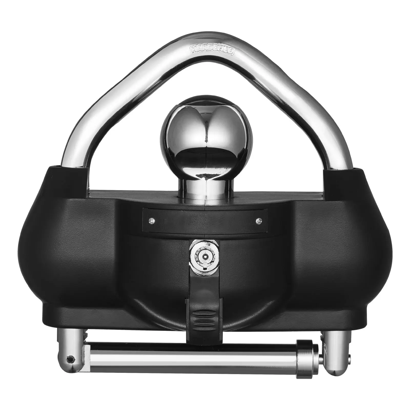 Trailer Hitch Lock, Fits for 1-7/8 in, 2 in, 2-5/16 in Couplers, Heavy-Duty Anti-Theft Ball with 3 Keys, Prying-Resistant