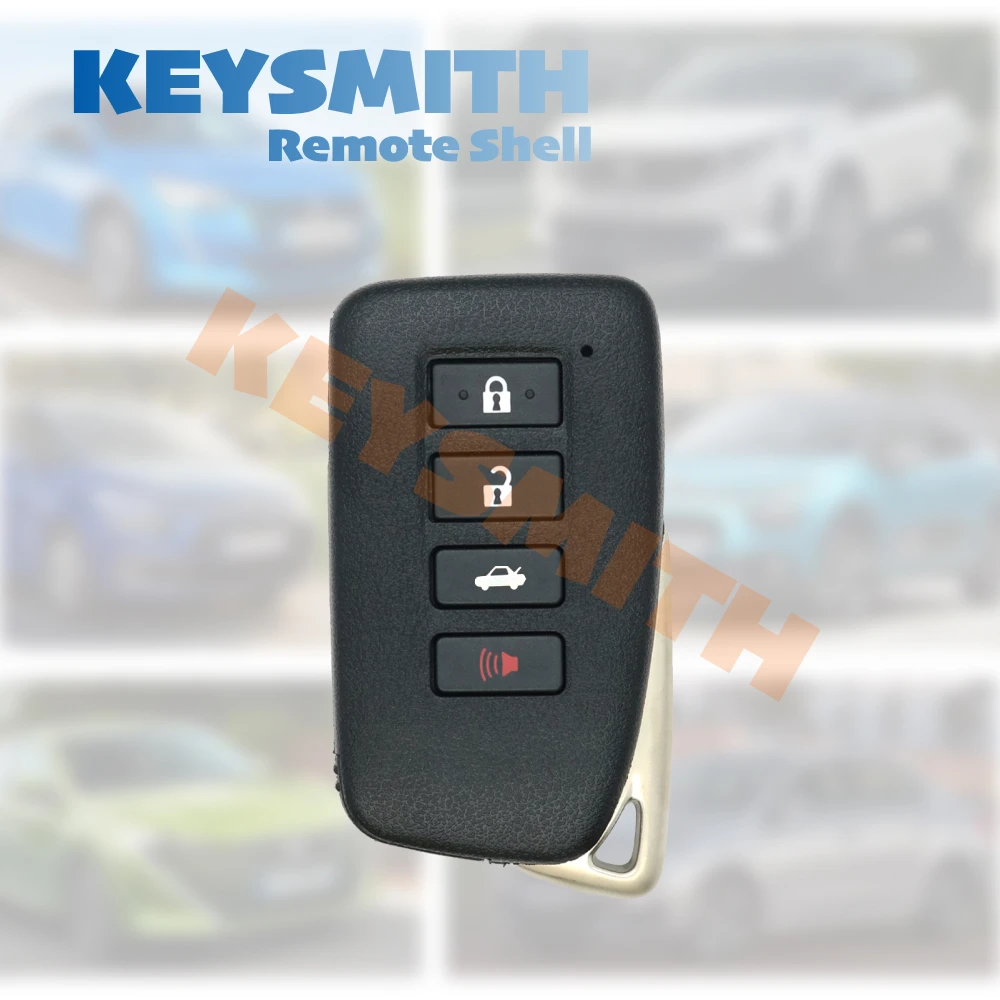 Keysmith 2/3/4 Button Key Shell For Lexus NX IS RX ES GX LX LS UX GS 200 260 300 350