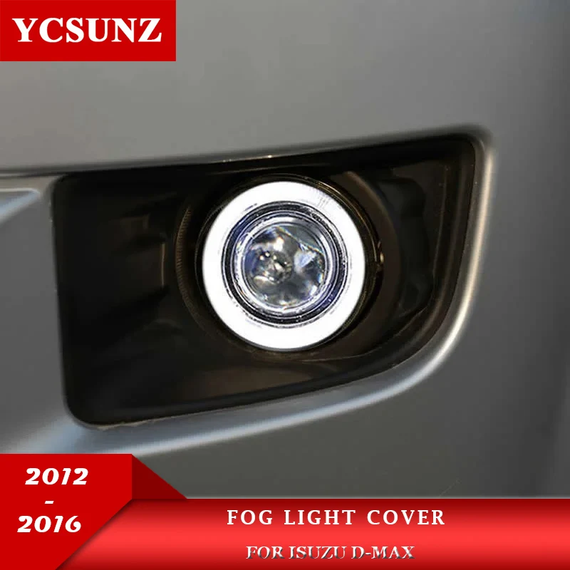 

ABS Fog Light Cover For Isuzu D-max Dmax 2012 2013 2014 2015 2016 Double cabin Car Accessories