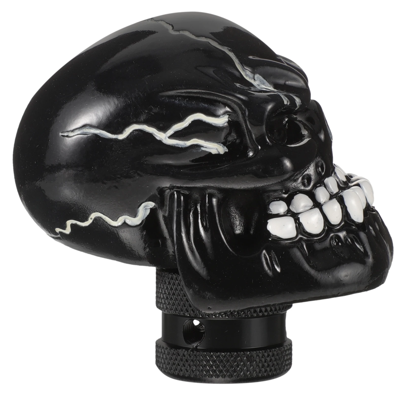 

Skull Head Gear Shift Knob Black Manual Automatic Shifter Universal Car Accessories Stylish Decorative Practical Durable Lever