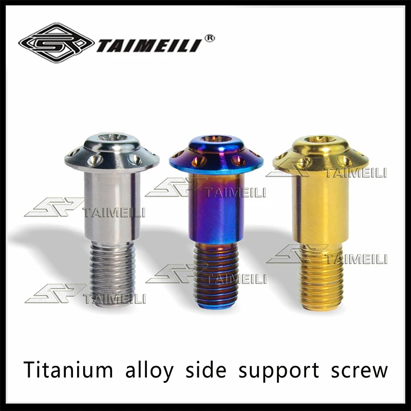 TAIMEILI Titanium alloy screw motorcycle side support foot support screw m10x30mmP1.25/M10x24mmP1.5