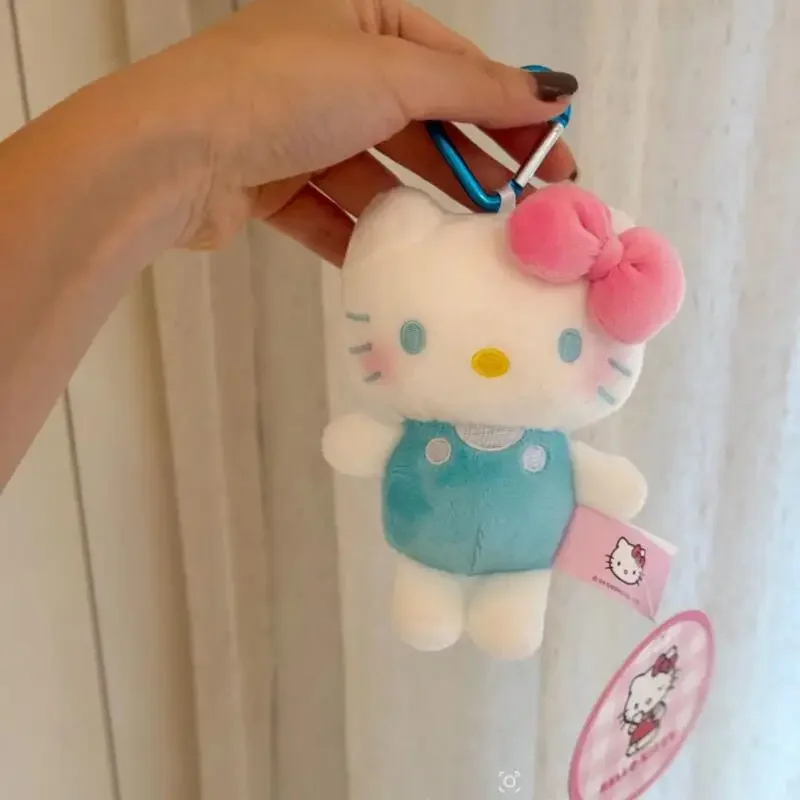 Hello Kitty Plush Keychain Cute Cartoon Bag Charm Car Key Ring Animal Doll Gift for Girls Kids Purse Backpack Car Keys Gift
