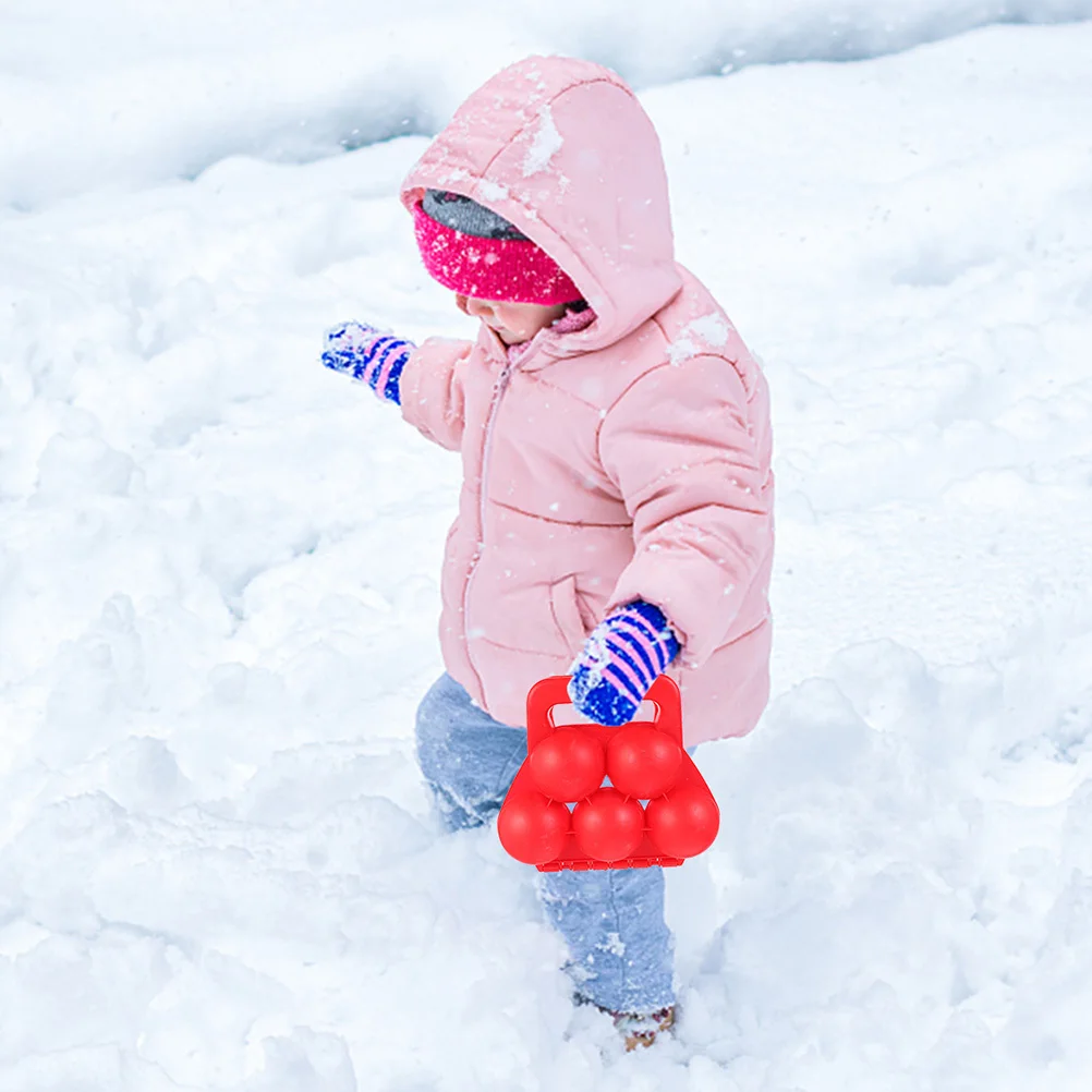 4Pcs Clip Langlebig Komfortable Griff Kinder Winter Outdoor Schnee Bälle, Der Werkzeuge Kinder Winter Schnee Spielzeug