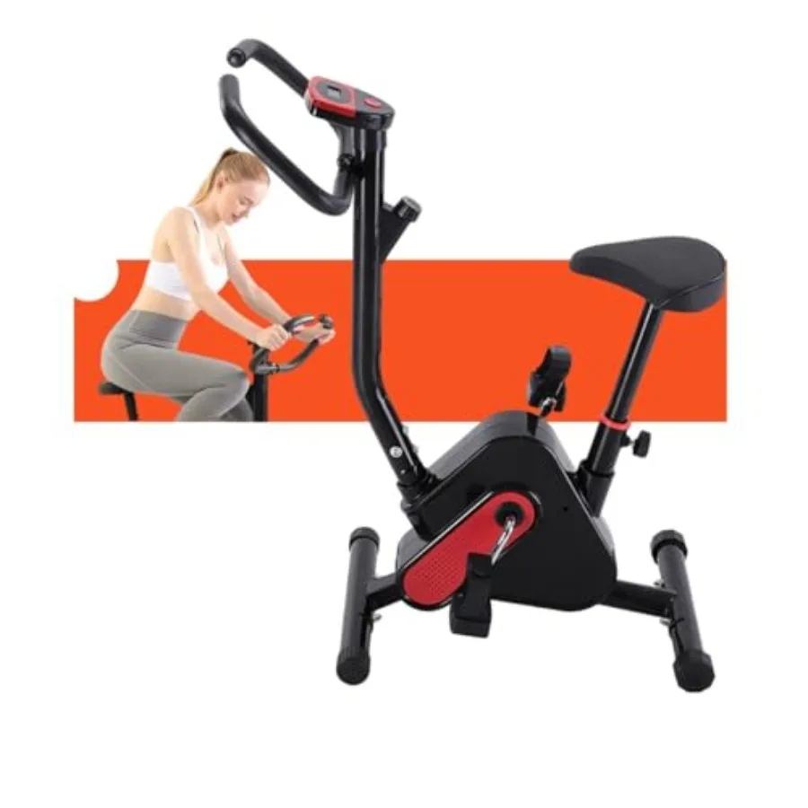 

Велотренажер для дома: Стационарный велосипед для кардиотренировок с LED-монитором и бесшумным ременным приводом