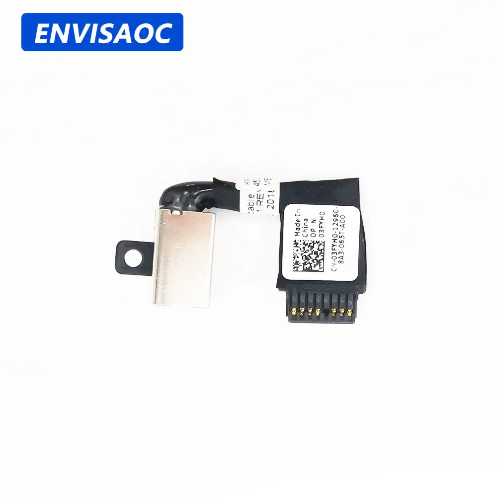 Jack de alimentação DC com cabo para Dell Inspiron 7380 7373 7370 P83G laptop DC-IN Charging Flex Cable 03FYHO 450.0B502.0011