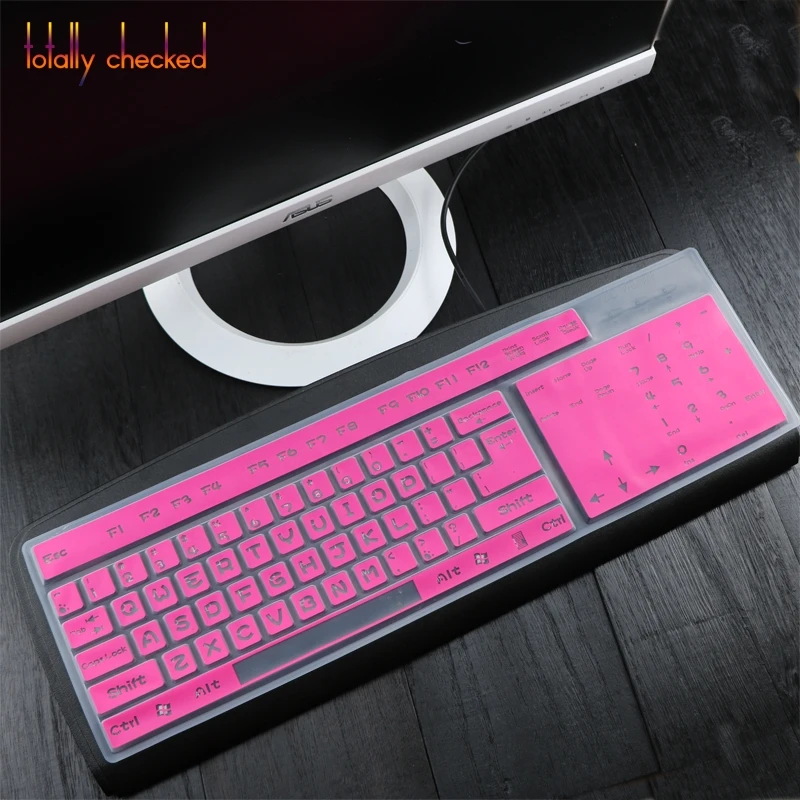 For Lenovo KB-1701 SK8817 K4803 SK-8825L KBBH21 SK8827 KU1619 Desktop PC Mechanical Gaming Keyboard skin Silicone Keyboard Cover