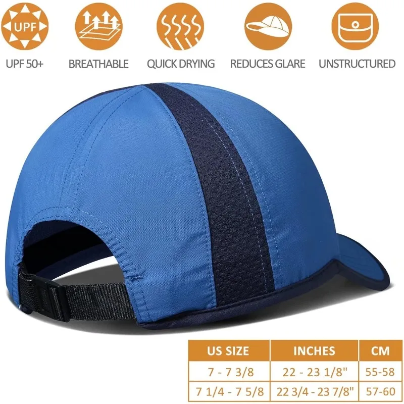 GADIEMKENSD-sombreros sin estructura UPF 50 + para hombre y mujer, gorra ligera y transpirable para exteriores