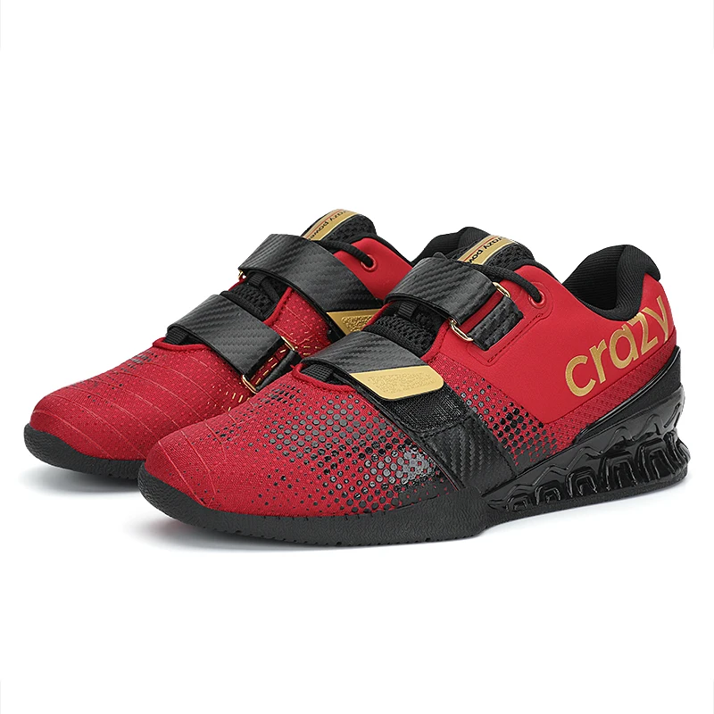 Professional Squat Men's Shoes Indoor Hard Pull Shoes Strength Weightlifting Training Sports Shoes Size 38-45