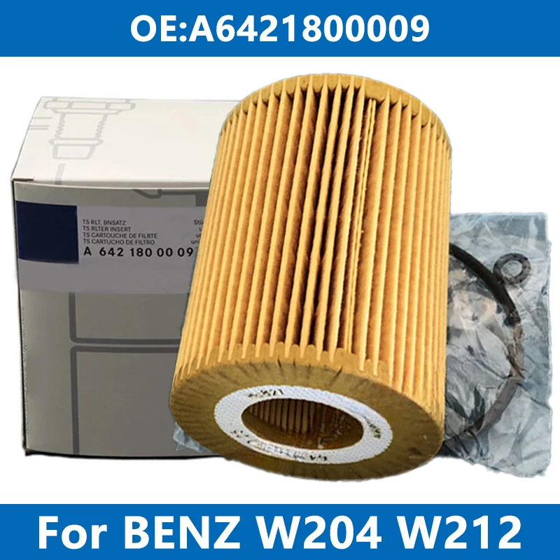 

Car Oil Filter Kit A6421800009 For Mercedes Benz W204 W211 W212 W221 W222 C320 CDI/d C300 CLS E280 E320 S320 S350 OM642 Engine