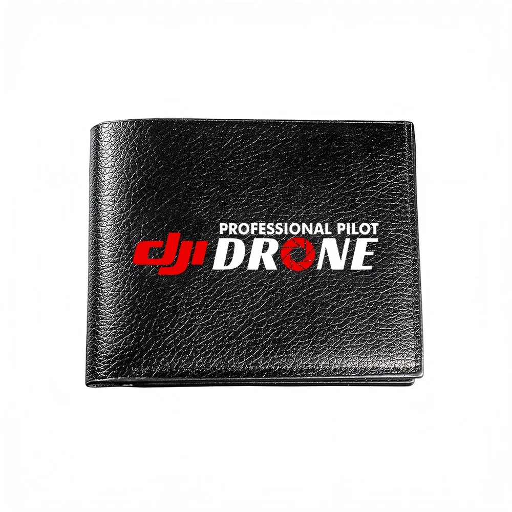 Professional Pilot Drone Wallet For Men Fashion Business Casual Card Holder With Logo Design
