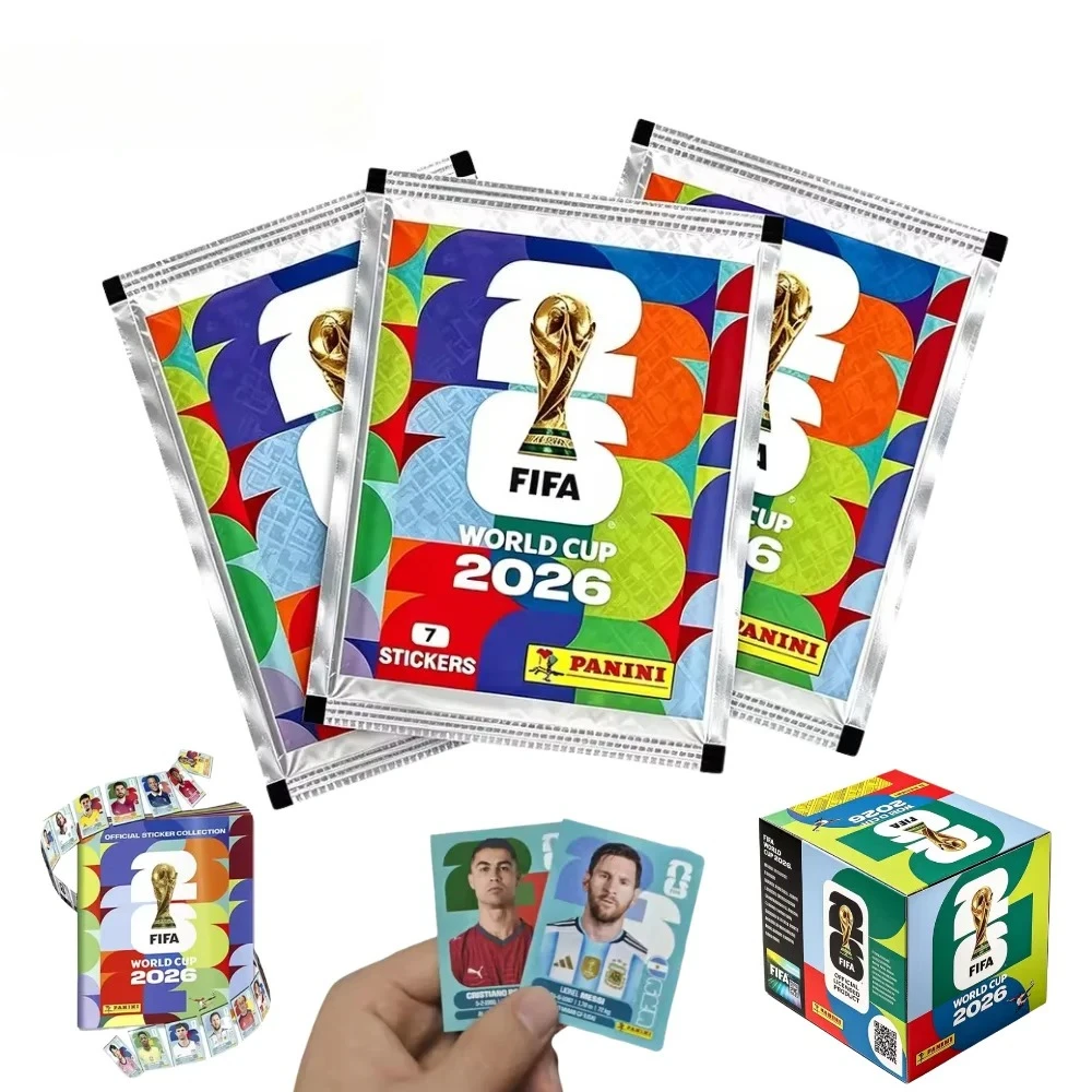 Genuine Panini 2026 FIFA World Cup Qatar Sticker Collection Full Box Official Licensed Soccer Album Stickers *& view 6
