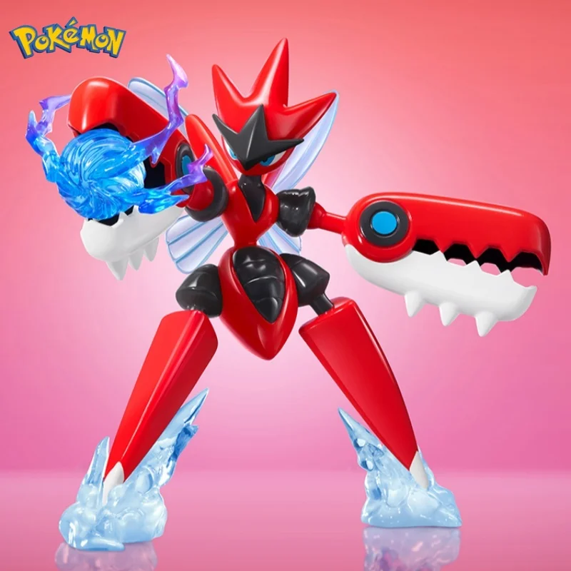 

New Genuine PokéMon Super Evolution Version Scizor Model Toys Holiday Gift Desktop Ornaments Collectibles In Stock