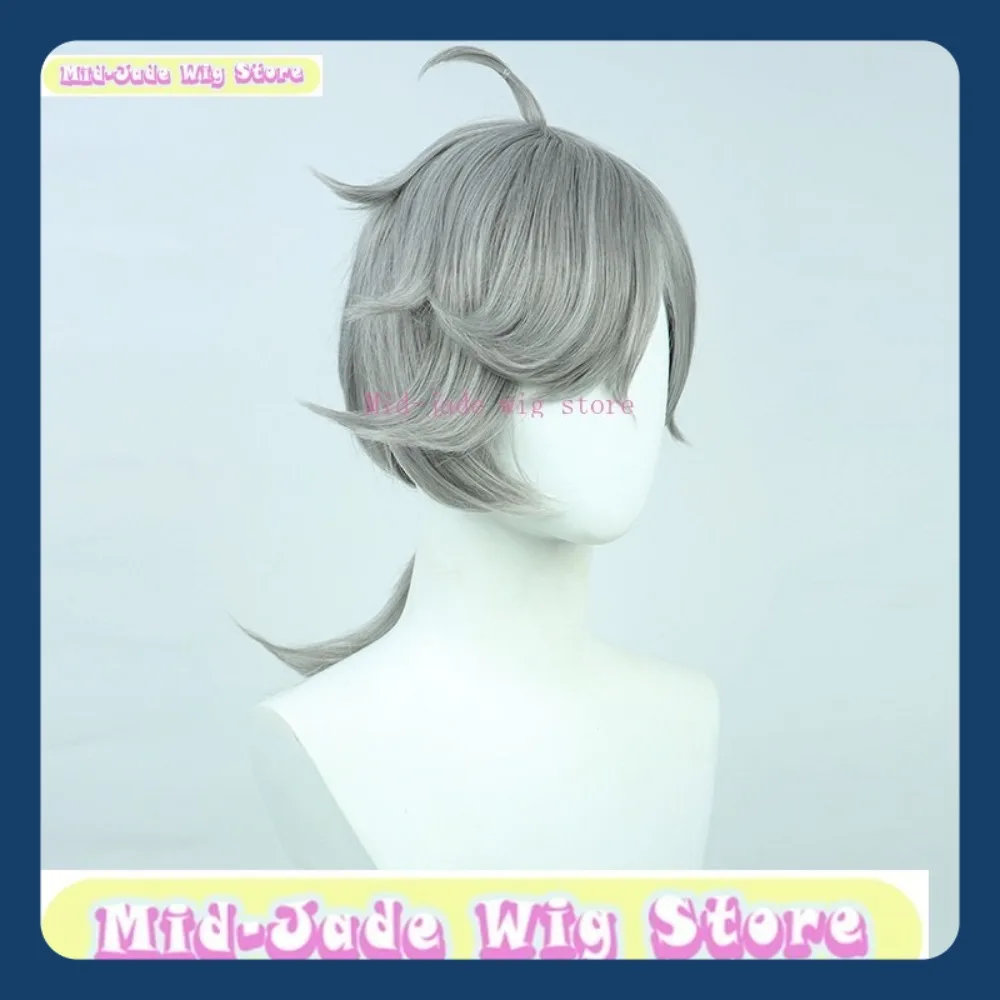 Mid-Jade Pruik Winkel Nijisanji Kanae Priest Ver. Cosplay Pruik Anime Spel Rollenspel Halloween Party Kostuum Rekwisieten Synthetisch haar