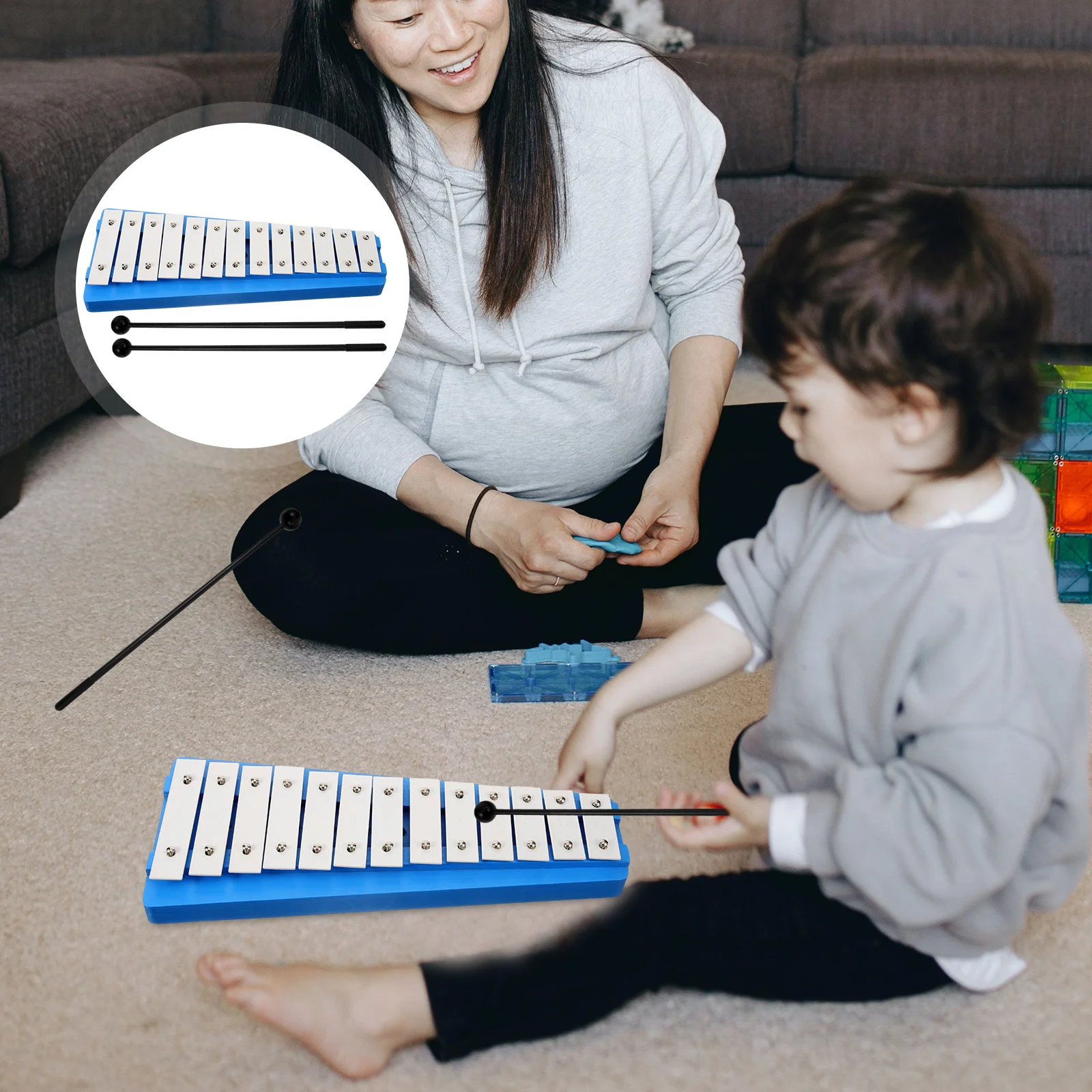 Play The Piano Toddler Musical Teaching Aids Percussion Glockenspiel Toys for Toddlers