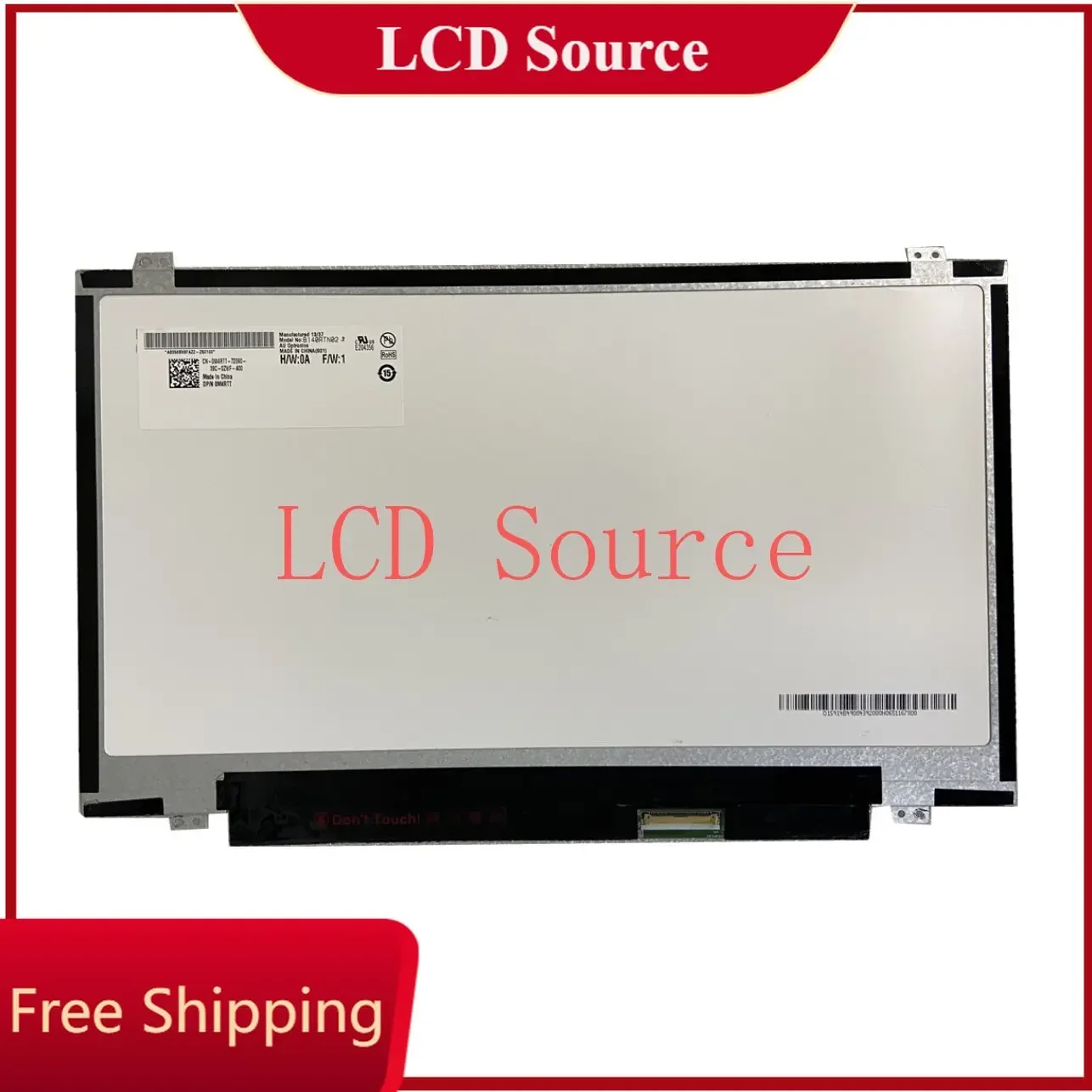 Pantalla LCD para ordenador portátil, Panel LED Thinkpad Y460A, B140RTN02.2, B140RTN02.1, B140RTN03.1, B140RTN03.2, Y410P, 40 Pines, HD