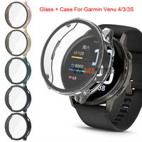 Protective Case For Garmin Venu 4 45mm 41mm Tempered Glass Protective Shell Bumper For Garmin Venu 3 3S 4 Screen Protector Frame