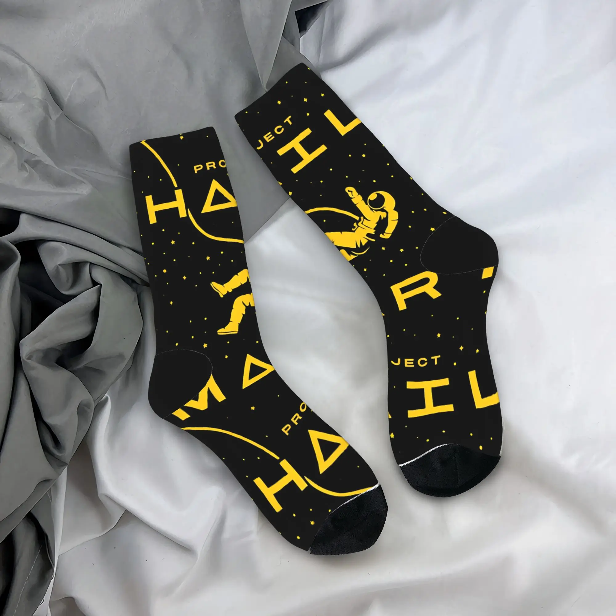 

Носки Amaze Jazz Hands Andy Weir Ryland I Had Potential Project Hail Mary, противоскользящие носки, мужские носки для бега, зимние повседневные носки
