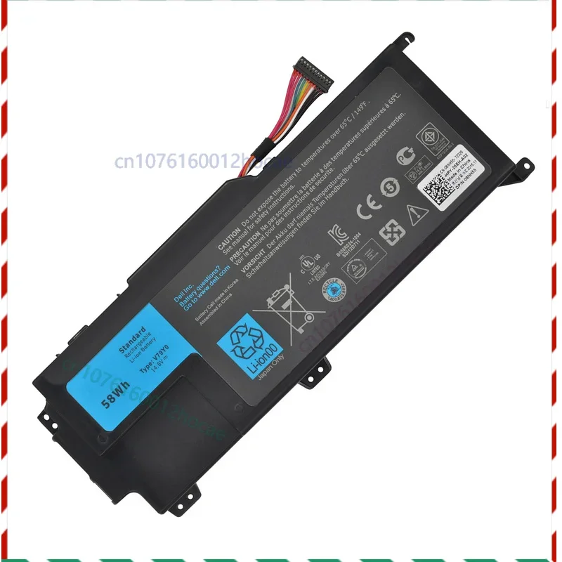 

Аккумулятор YMYF6 емкостью 58 Втч для XPS 14Z-L412X 14Z-L412Z 14d-118 15ZL511X 1569 RMTVY