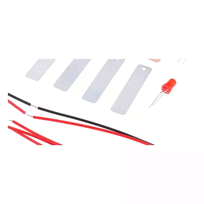 DIY Homemade Fruit Battery Power Generation Experiment Invention Of Zinc And Copper Sheets Physical Materials For Instruments