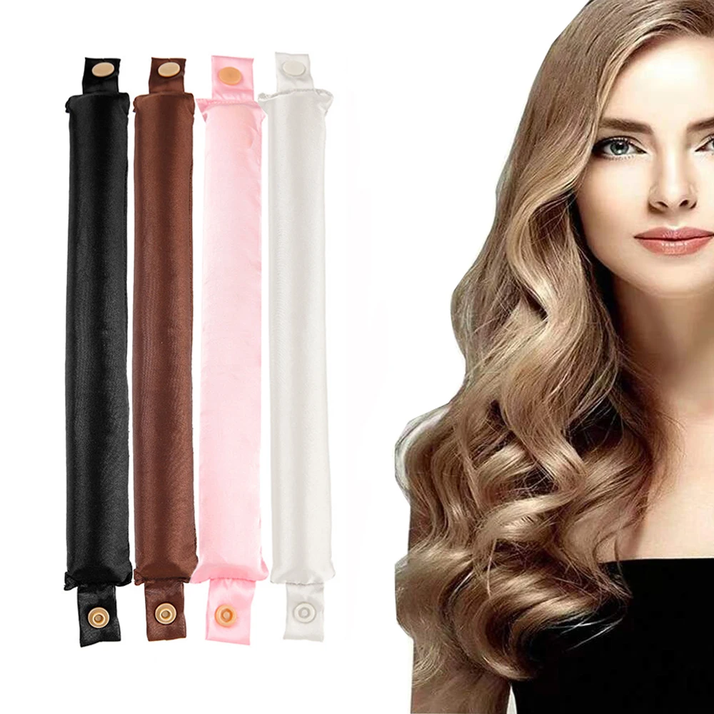 

Heatless Hair Curler Curling Rod Headband No Heat Hair Rollers Satin Lazy Curls Soft Curlers Sleeping Rods Hair Styling Tools