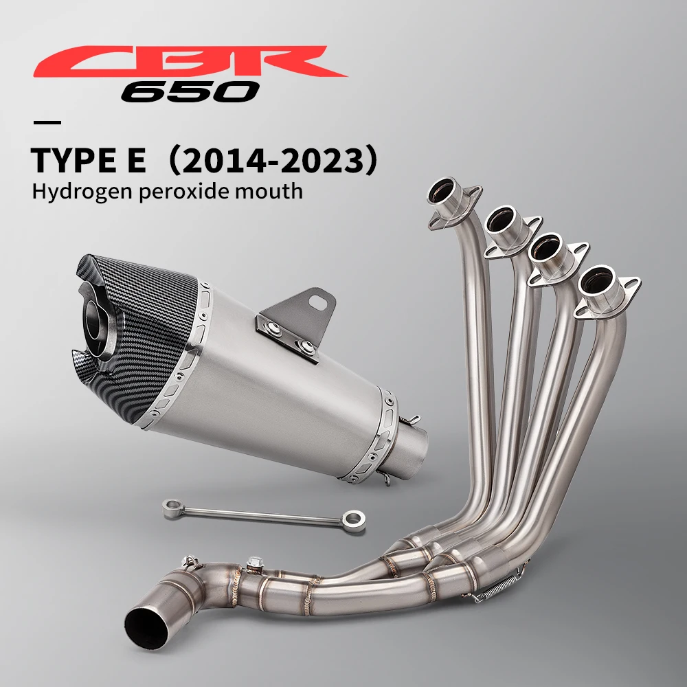 

Для CBR650F CB650F выхлопная система мотоцикла CBR650R CB650R 2014-2025 нержавеющая передняя труба Escape 51 мм