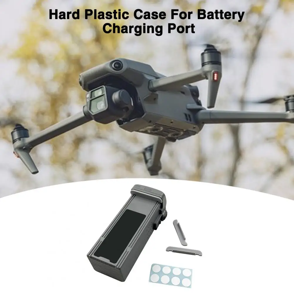 Drone Flight Battery Cover Charging Port Dustproof Cover Protective Drone Battery Charging Port Covers for Safe