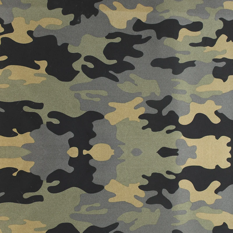 1.5 Meter Width Thick Canvas Wear-resistant Camouflage Fabric DIY Outdoor Training Mat Handmade Bag Sewing Material Camo Cloth