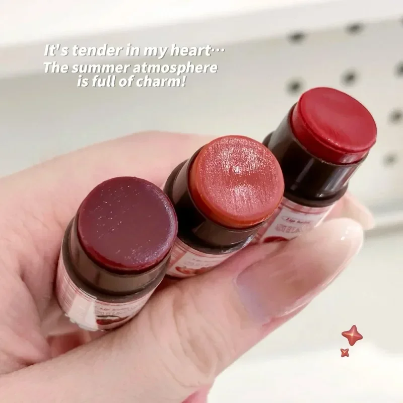 Moisturizing Lip Balm Set Lipstick Fruit Colored Natural Plant Base Lip Gloss Anti Aging Anti-Cracking Lips Care Cosmetic Makeup