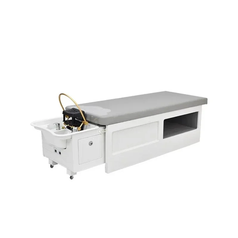 

s# A Head treatment, shampoo bed, water circulation, fumigation, beauty salon, hair salon, massage integrated sliding bed