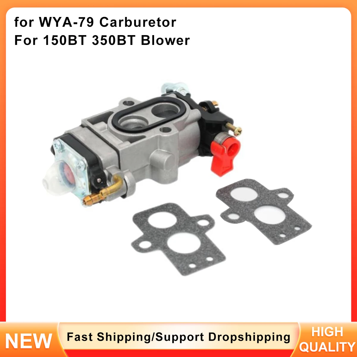 

Replacement Walbro WYA-79 Carburetor Kit for 350BT 150BT Blowers w/ Gaskets & Diaphragm (WYAB-1)