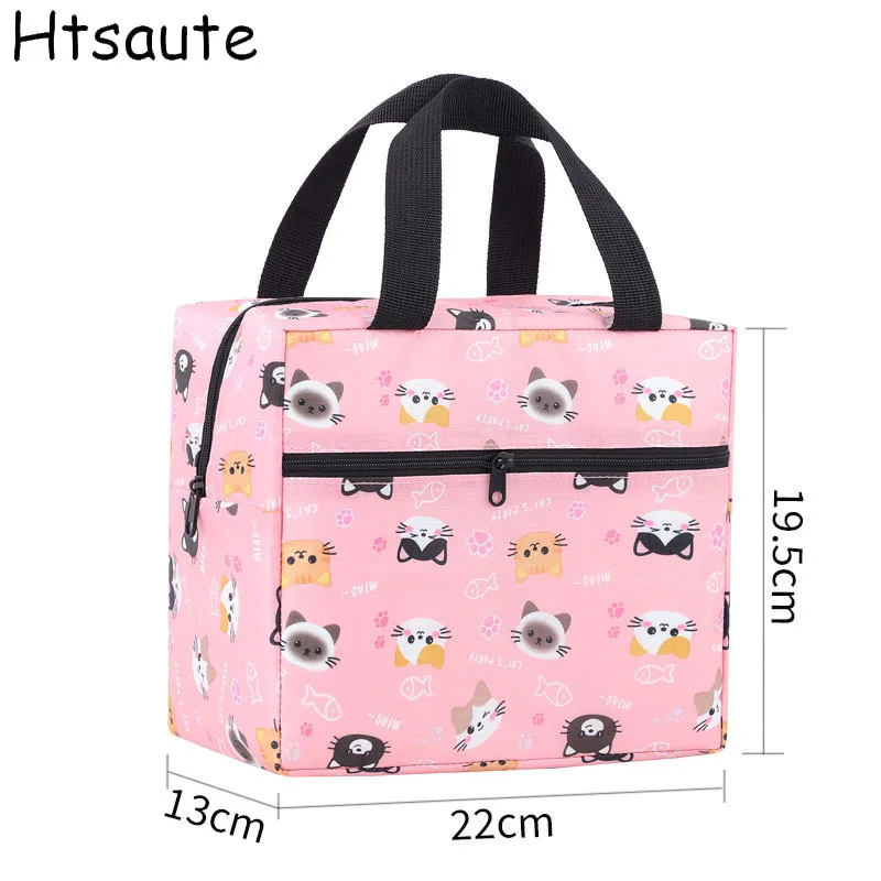 Lunch Tote Bags Portable Thermal Insulated Lunch Shoulder Food Bag Large Cooler Picnic Bags Box for Women Men Thermo Bag