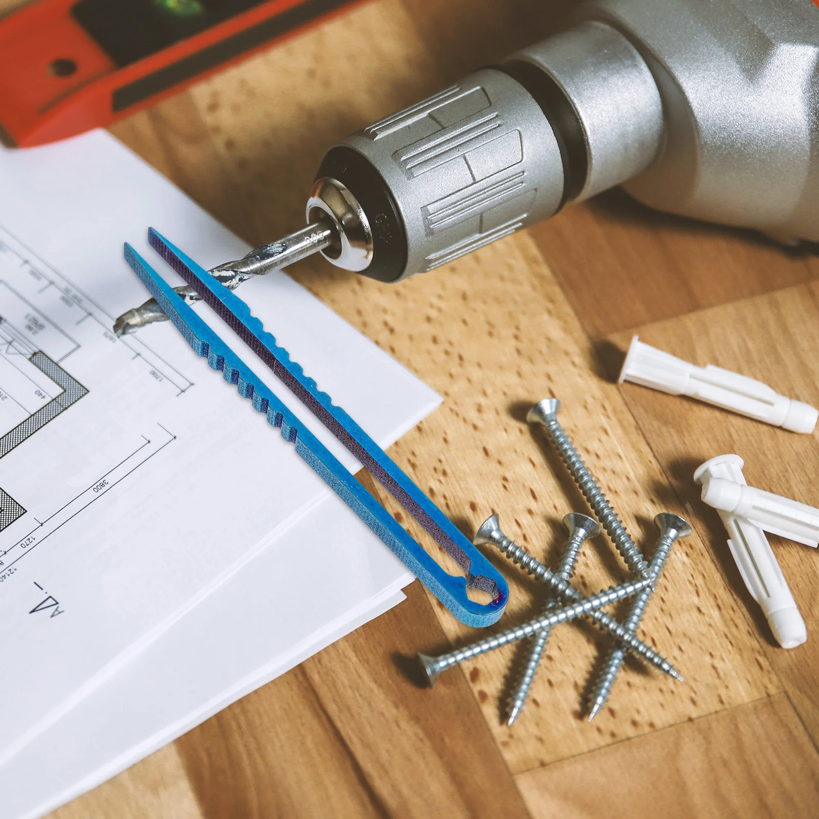 

1pc Titanium Alloy Tweezers Lightweight High Hardness Mini Tool For Travel Removal Numerical Control Hex Socket Wrench