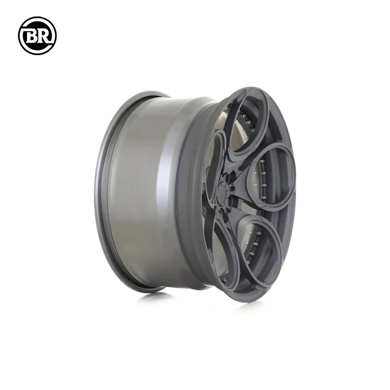 Custom Fully Refined Throwing Fine Polishing 18-26 Inch Racing Car Wheels Deep Dish Forged 5*130 Rims With Polished Lip
