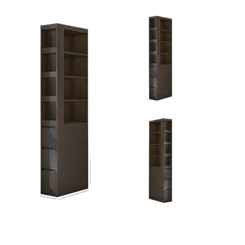 CX solid wood simple side, crevice locker household floor multi-functional small apartment narrow cabinet