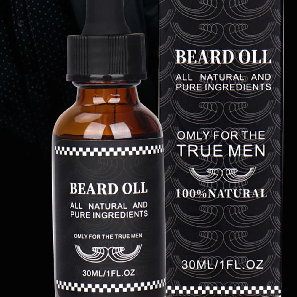 زيت طبيعي للرجال علاج ترطيب سريع الامتصاص سائل التهيأ أداة العناية باللحية مناسبة للسفر زيت الشارب