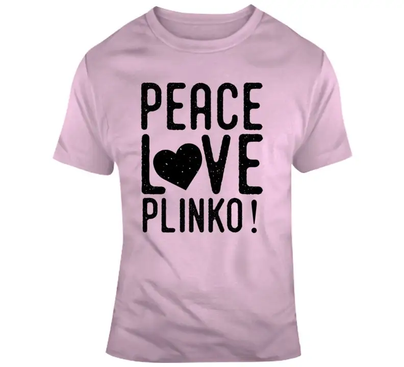 Peace Love Plinko Price Is Right Game Show Cute Heart T Shirt