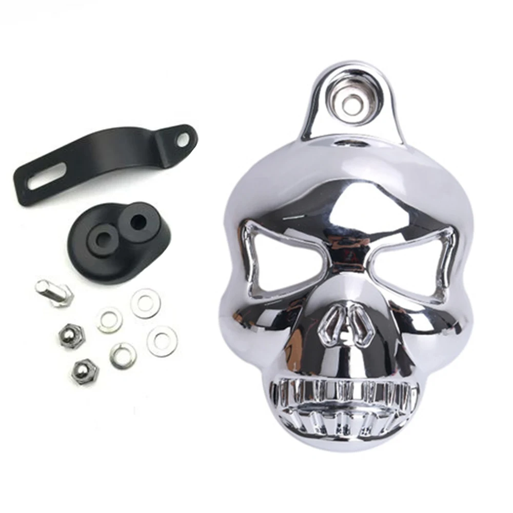 Motorcycle Aluminum V-shield Stock Cowbell Horn Cover For Harley Dyna Glide Street FXDB Fat Bob Twin Cam 88 96 Electra EVO D25