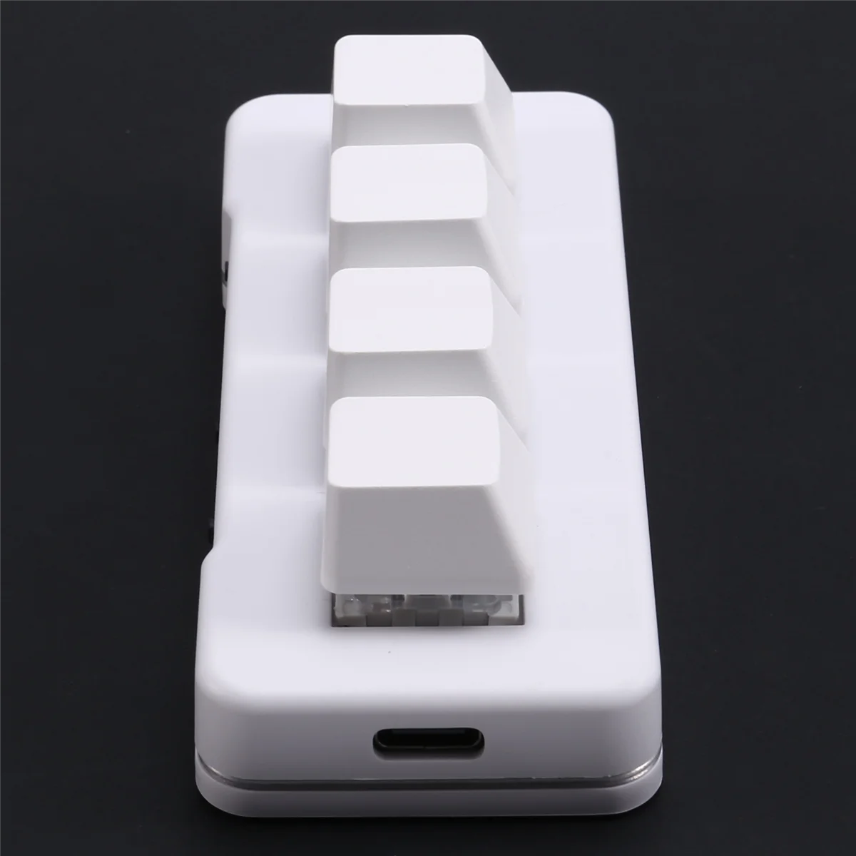 คีย์บอร์ดแบบกําหนดเองขนาดเล็ก MK424G 4 คีย์ยอดนิยม สีขาว