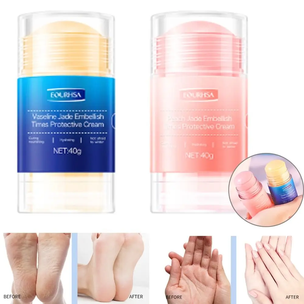 Tief nährender Cremestift für rissige Füße, leicht zu absorbieren, feuchtigkeitsspendend, verhindert rissige Füße, mild, sanft