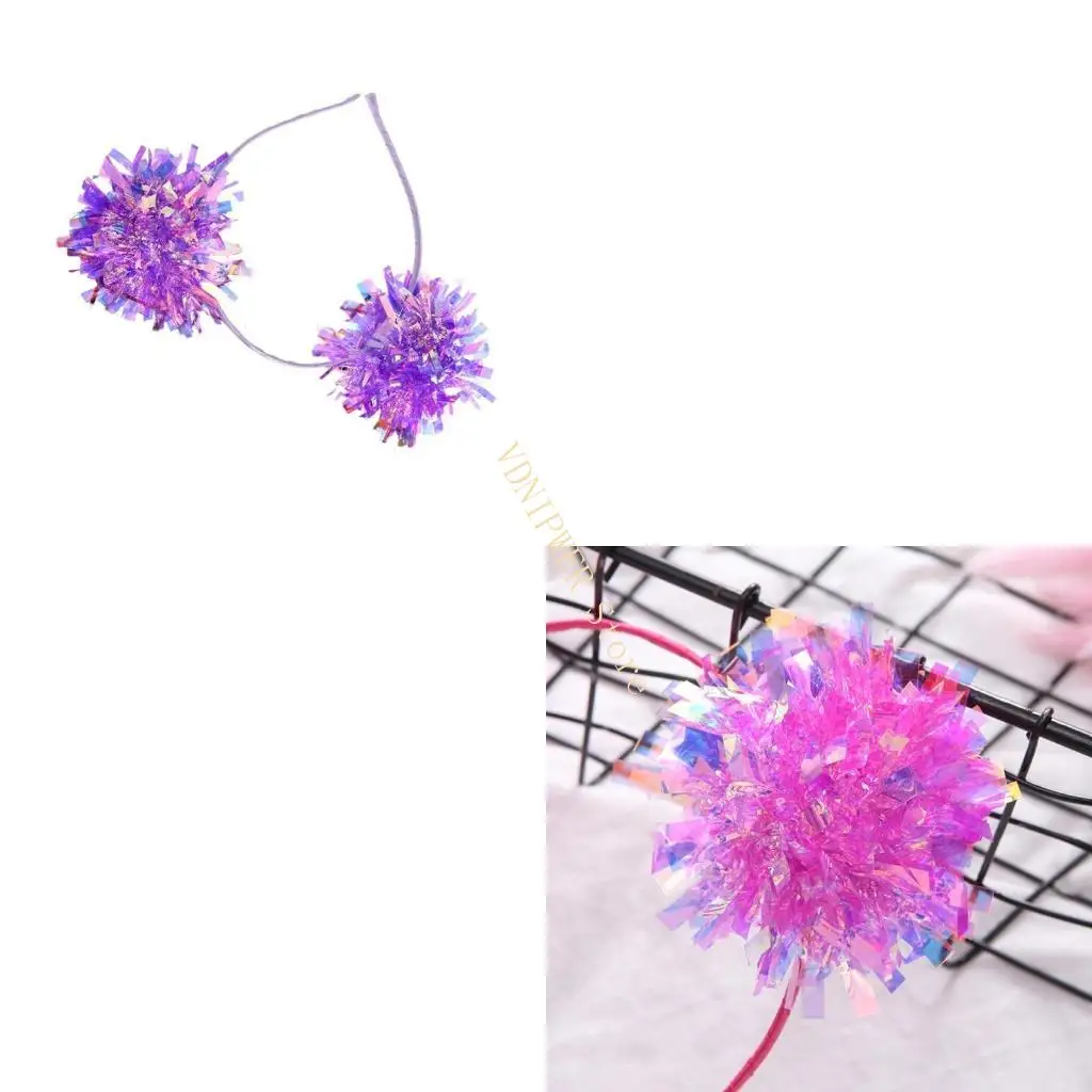 

Sequins Decoration Headpiece Wedding Party Headwear Adjustable Elegant Headbands D08E